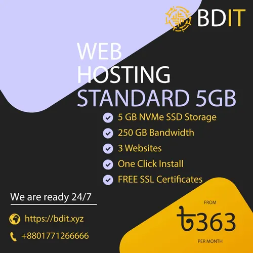 Web Hosting Standard 5GB